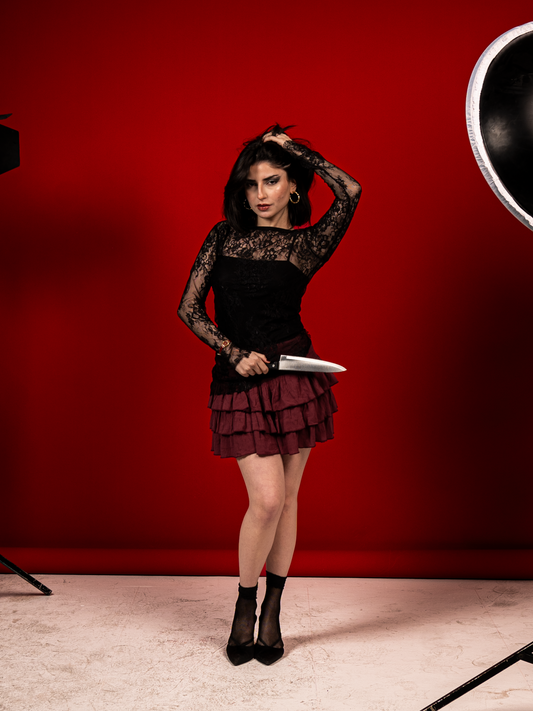 Noir Angel Top