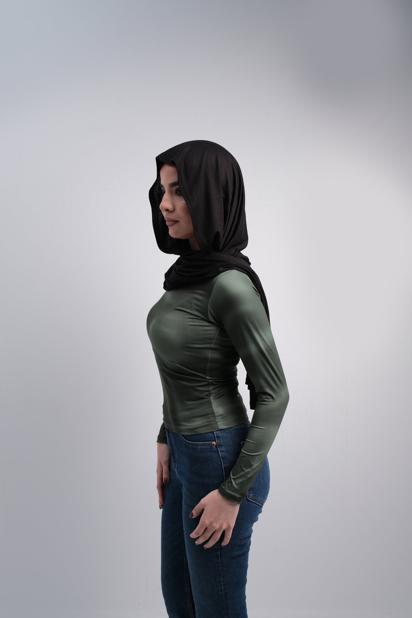 Mossy long sleeve top