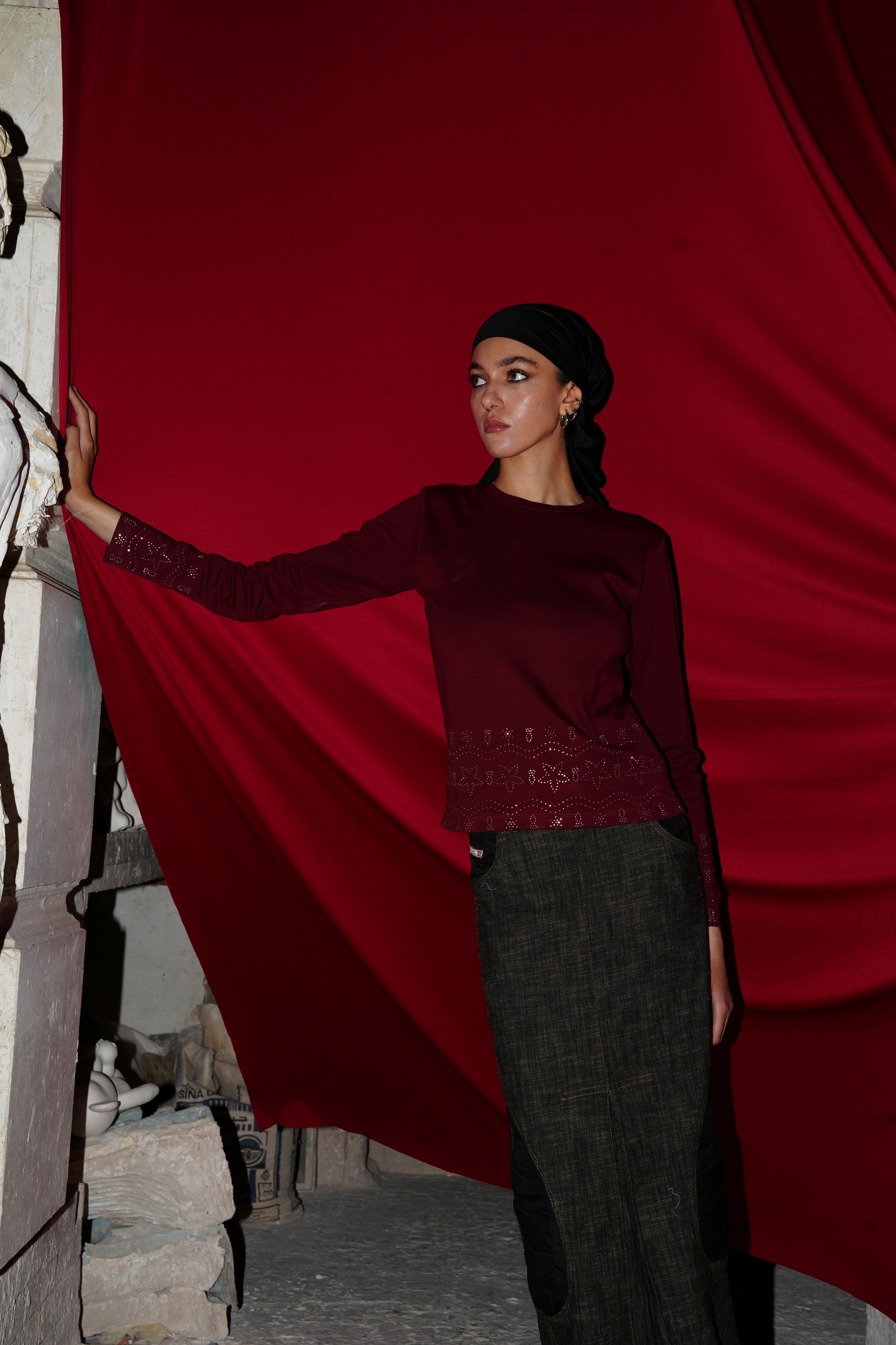 Rouge top long sleeves