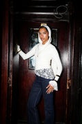 blanche lace angel top